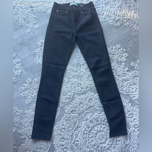 7 For All Mankind Black Skinny Jeans